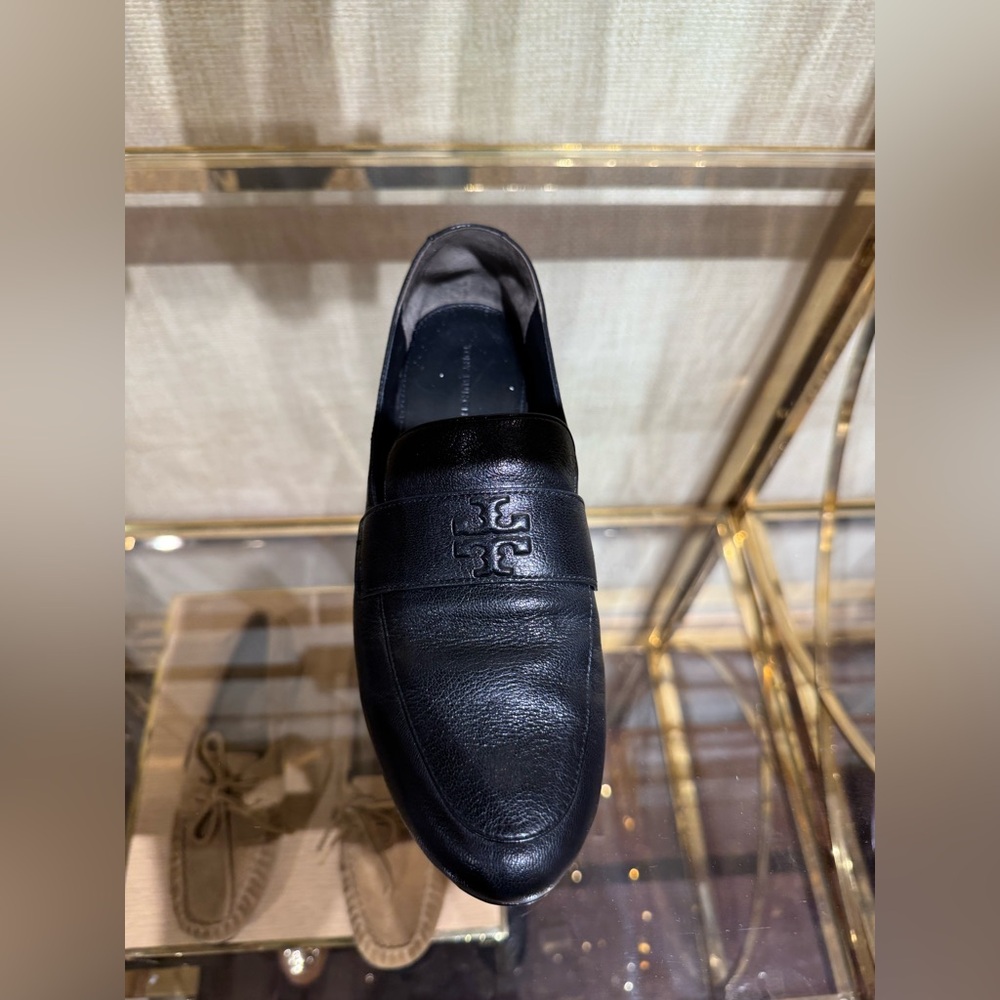 Tory Burch Everly Mini Loafer Signature Leather Logo Shoe 04